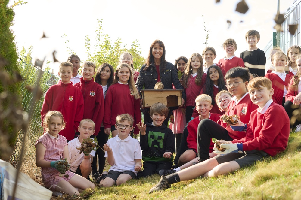 Dandara donates hedgehog hotels to Aberdeen school