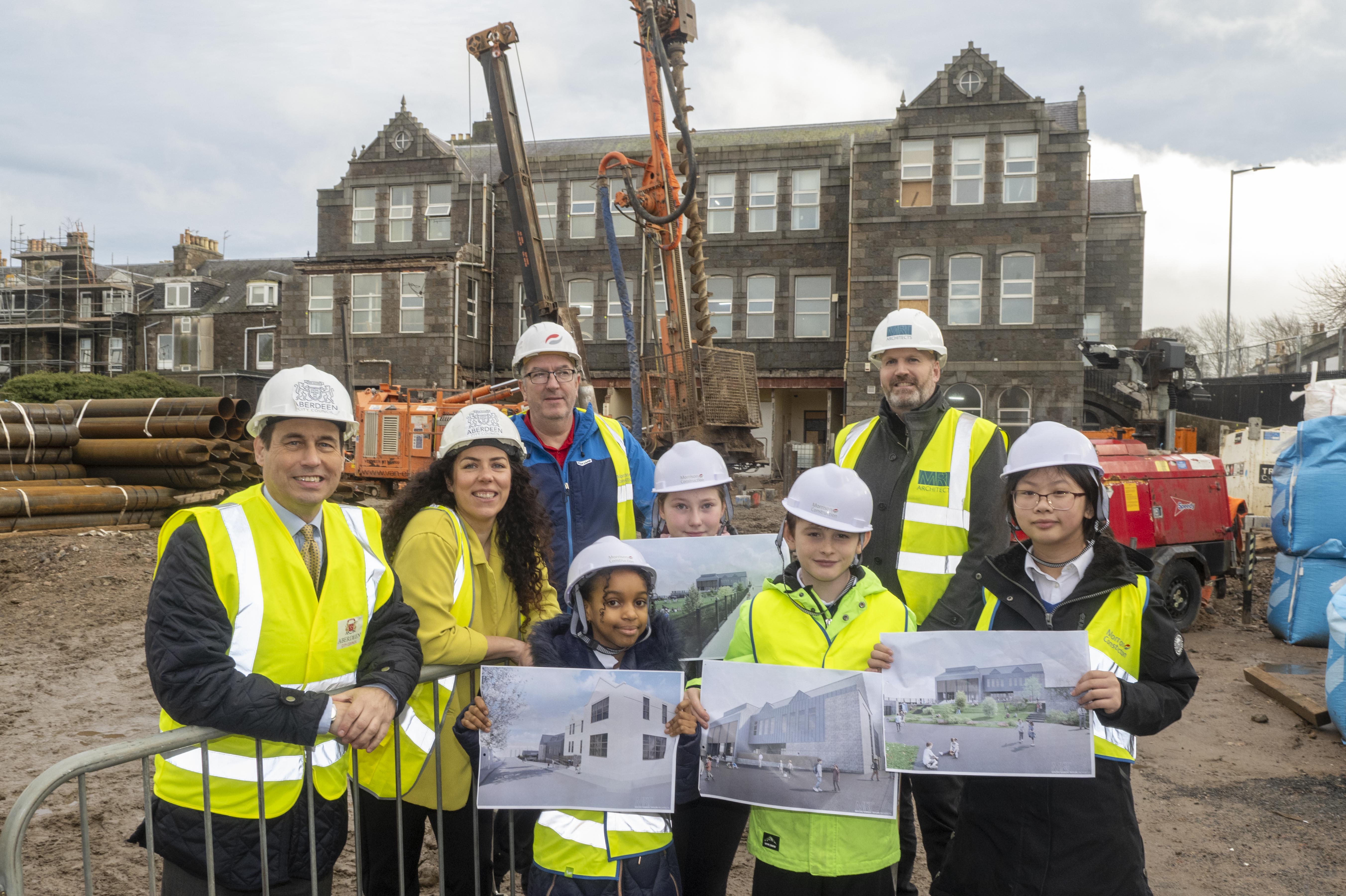 Work begins on Aberdeen school extension