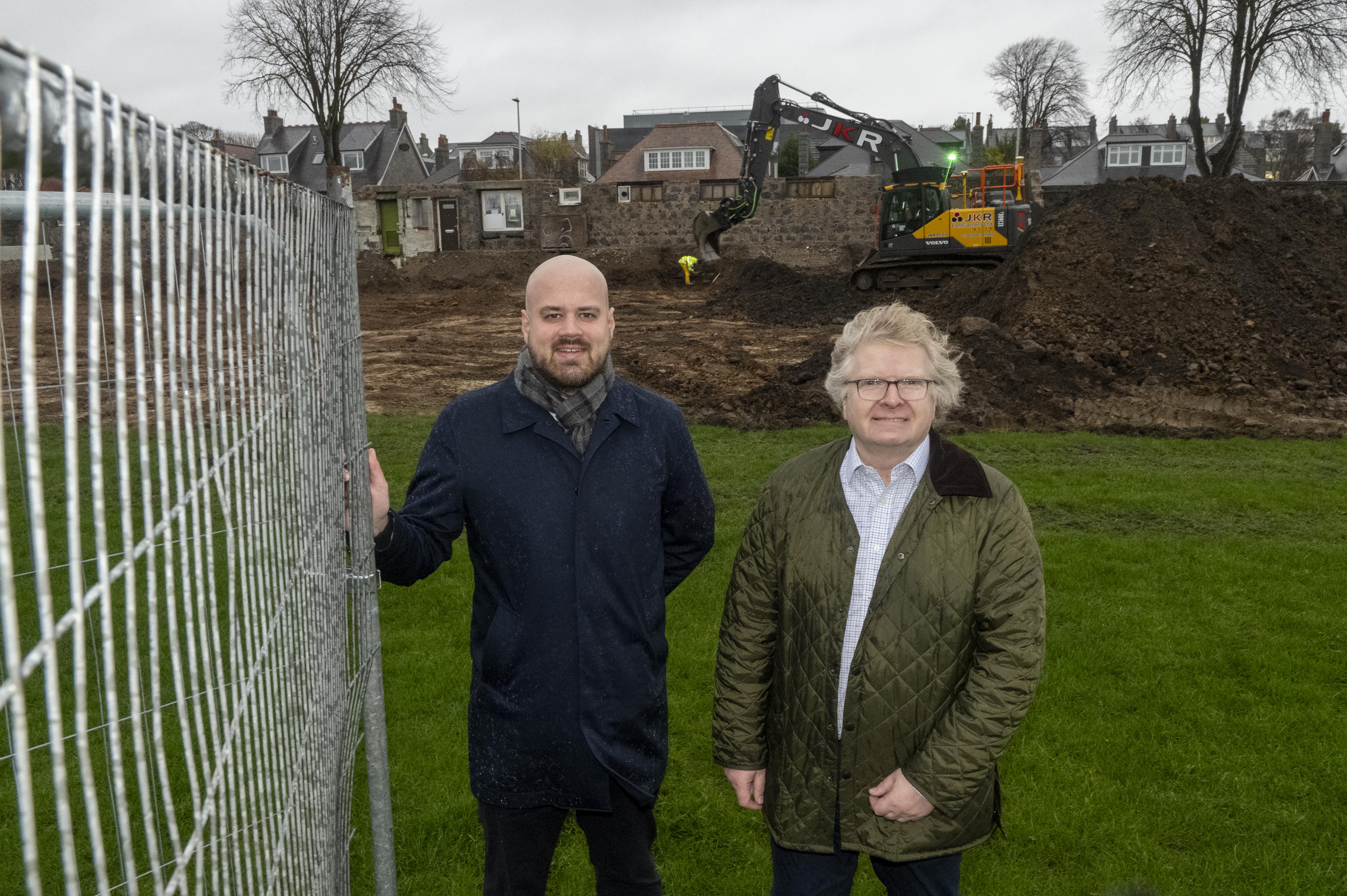 Work starts at new Harlaw Pavilion in Aberdeen