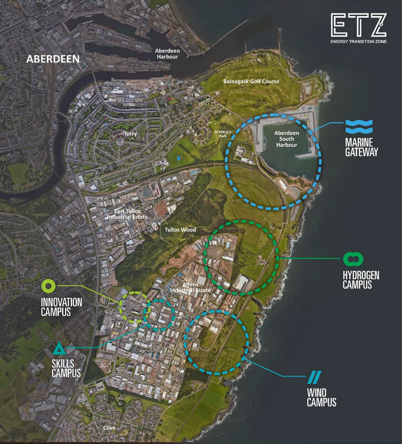UK government provides £17.3m boost for Aberdeen’s Energy Transition Zone