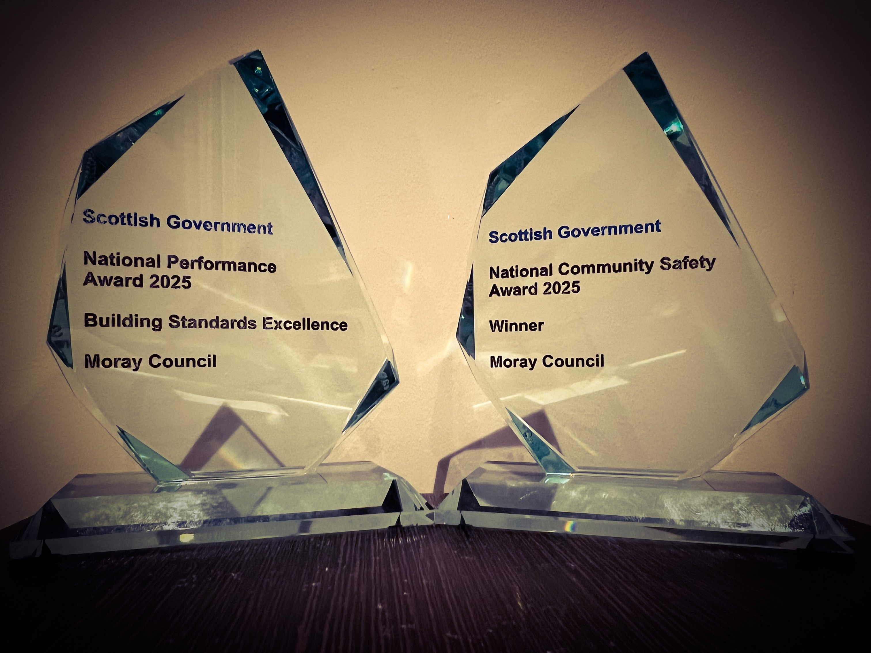 Moray Council’s Building Standards team celebrates double success