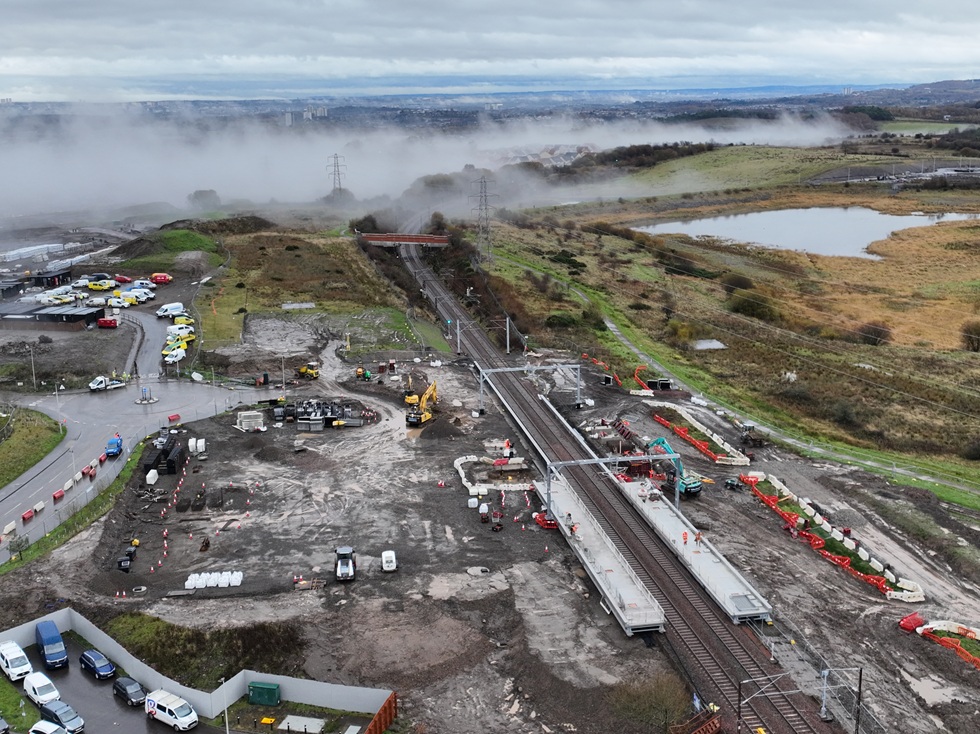 Platforms take shape at £18.3m Balgray station build