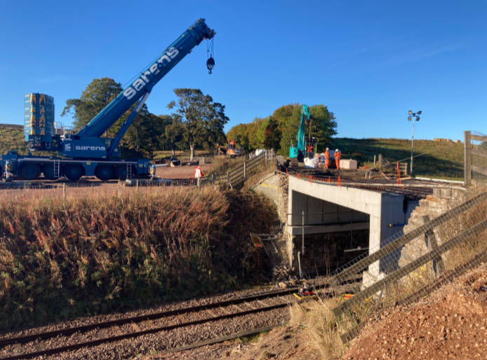 Banff Turnpike railway bridge renewal completed ahead of schedule