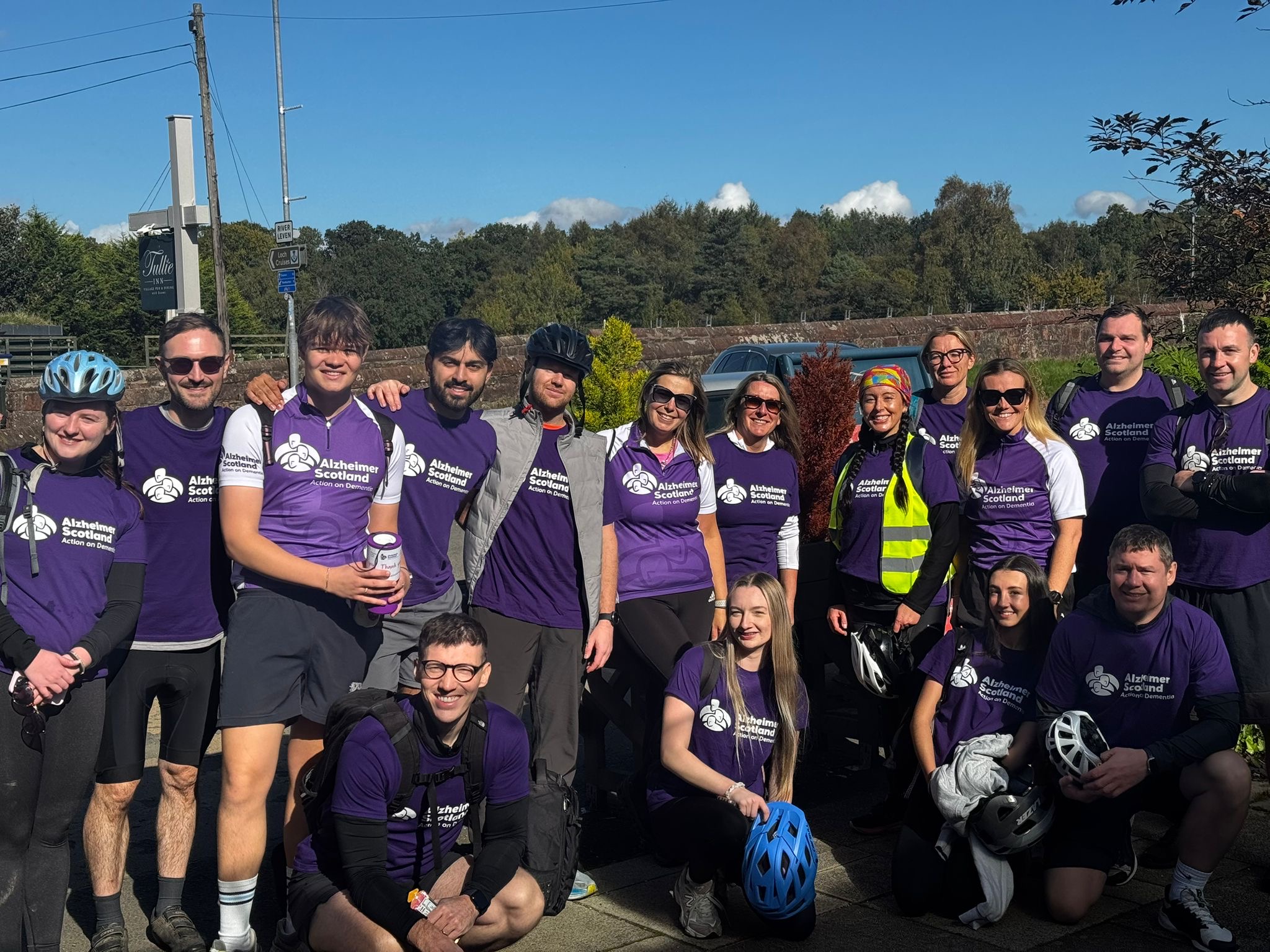 CBRE completes Property Bike Ride in aid of Alzheimer Scotland