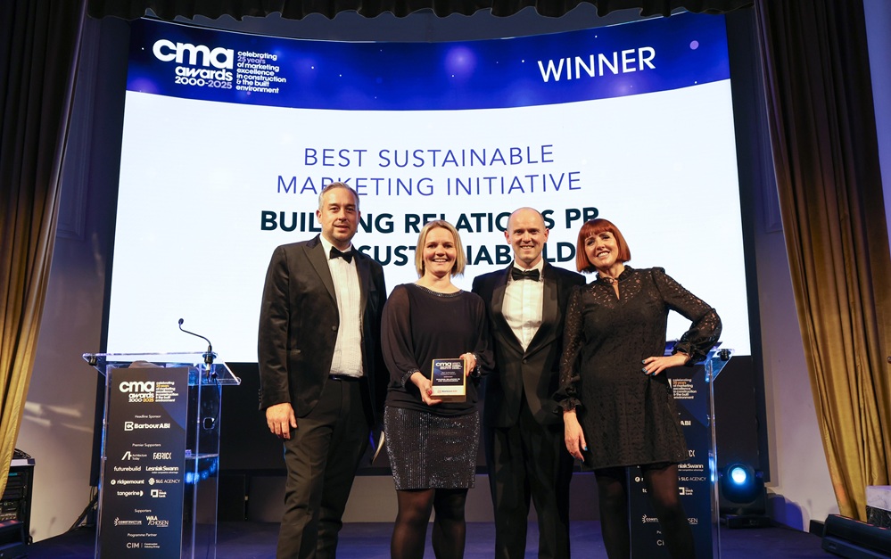 Built environment collaboration wins top CMA sustainability award