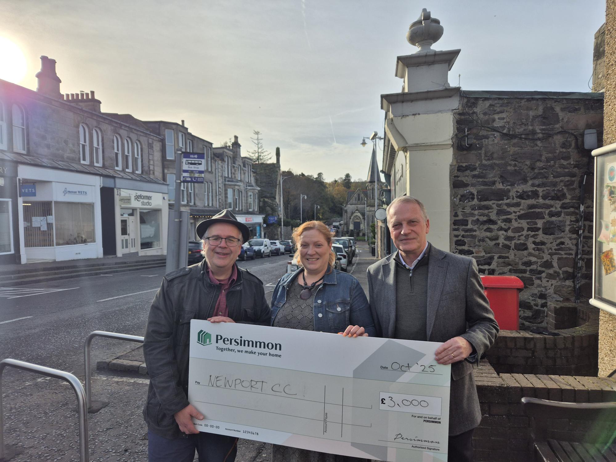 Newport-on-Tay’s Christmas lights receives £3,000 boost from Persimmon