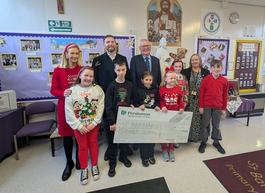 Muirhead primary school receives £5,000 boost from Persimmon