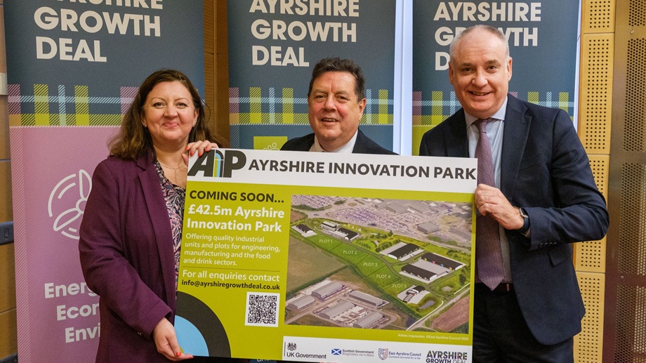 Construction at Ayrshire Innovation Park gets underway
