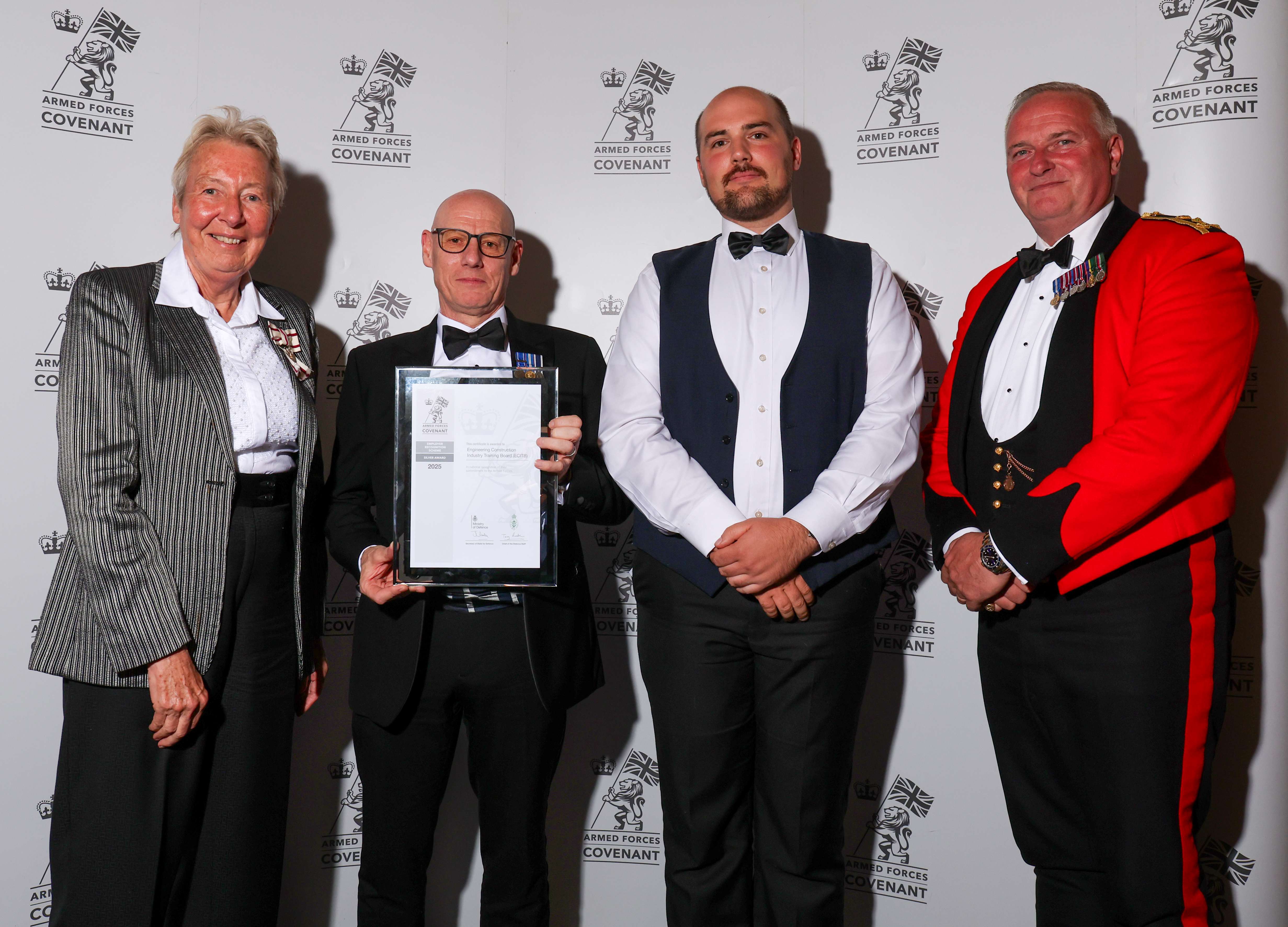 ECITB’s support of Armed Forces community recognised with Silver Award