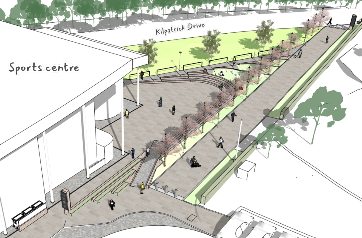 New civic plaza and events space planned for Erskine