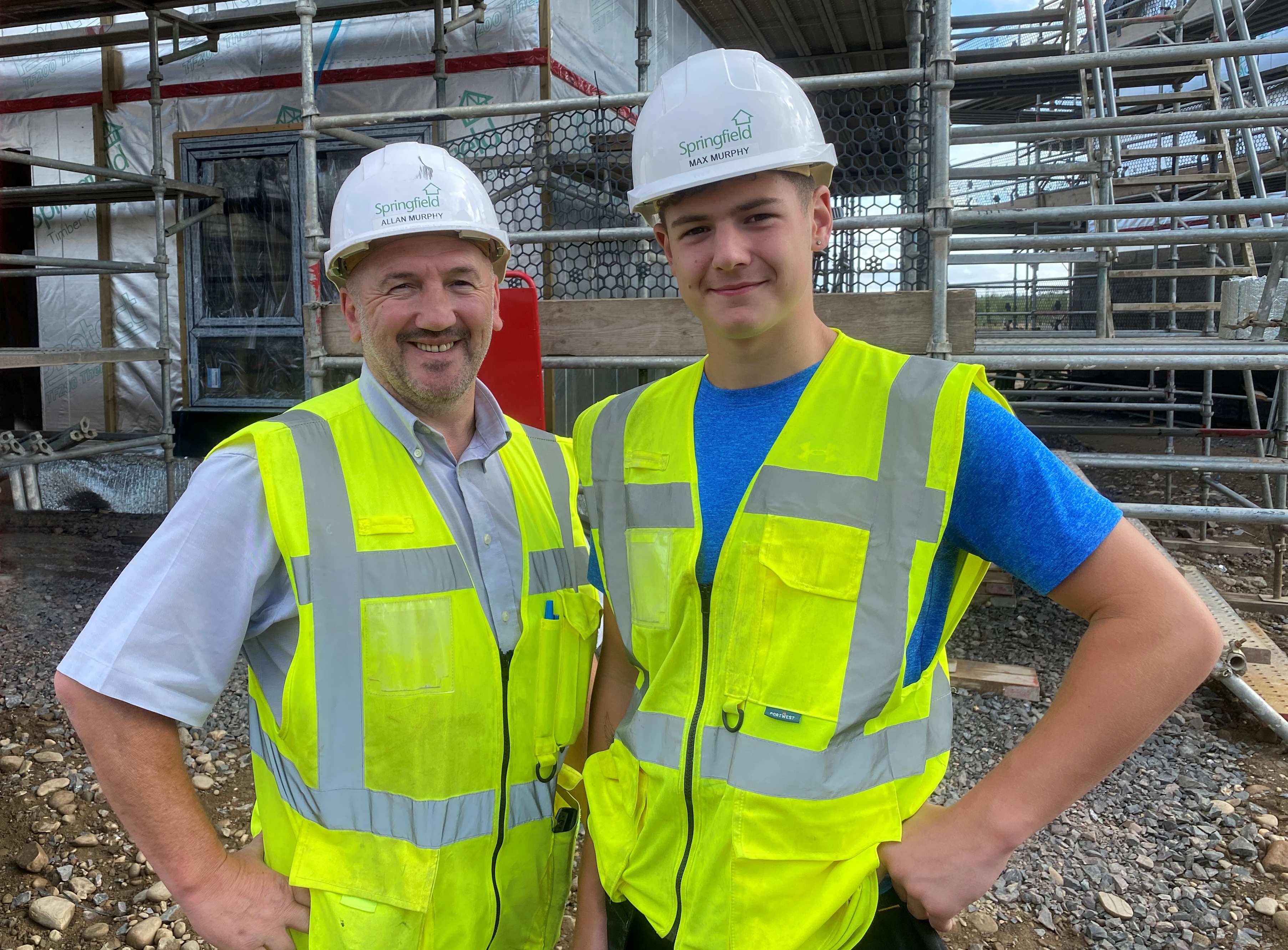 And finally... like father, like son