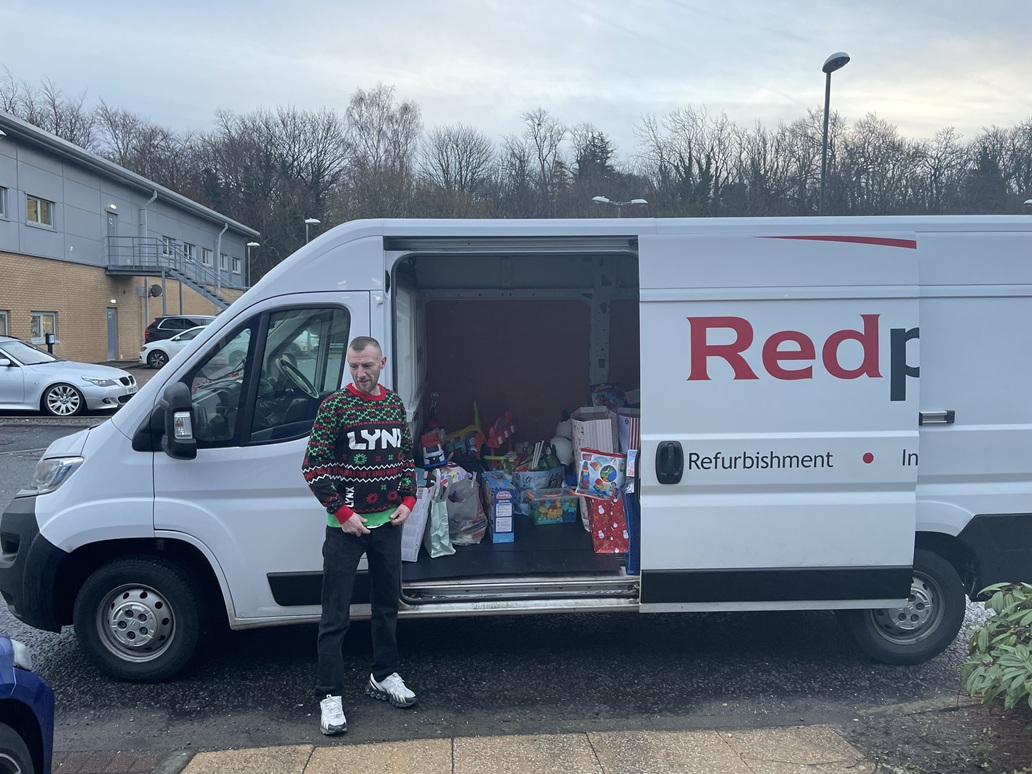 Redpath completes Christmas toy drive