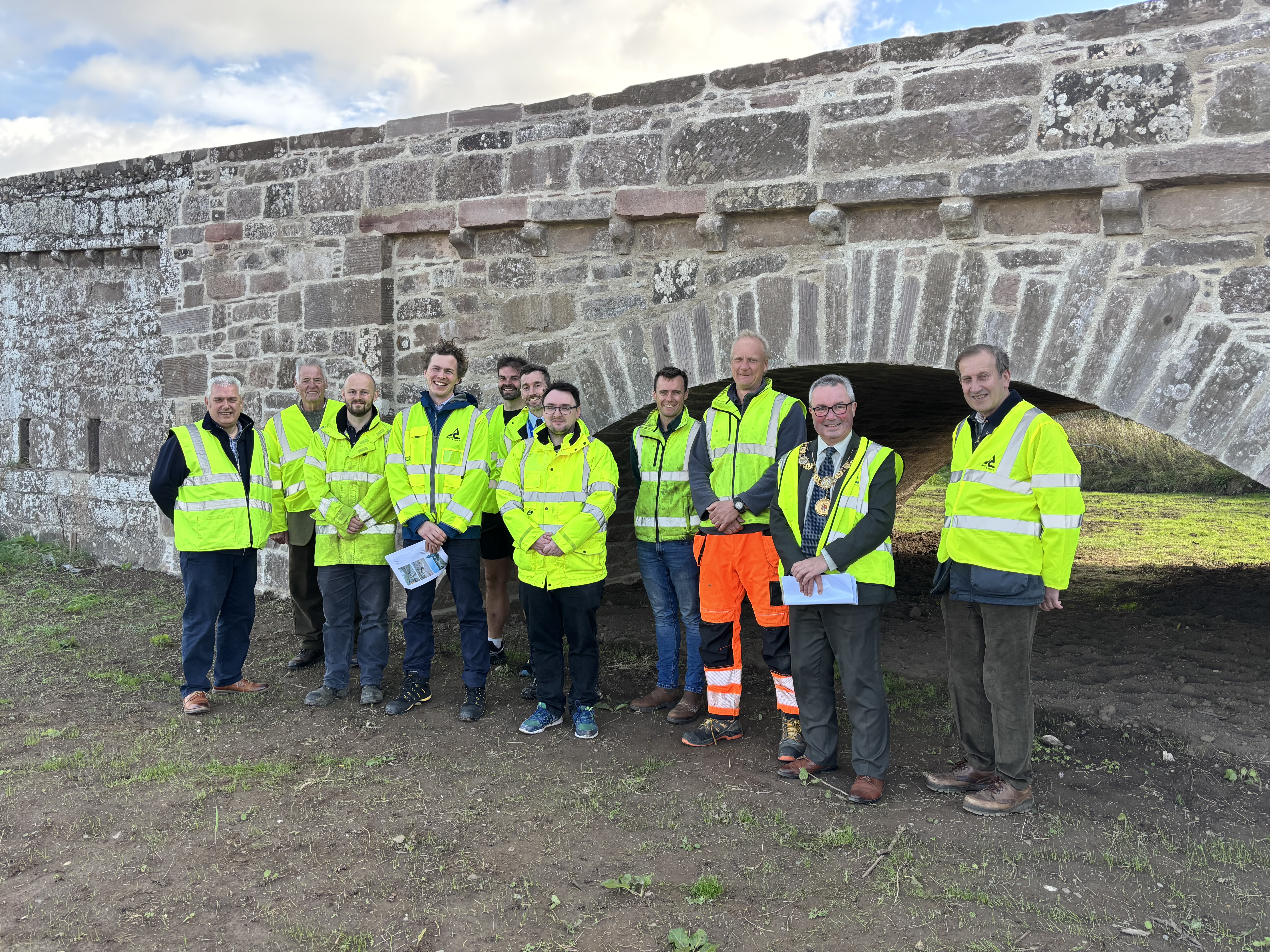 Bridge of Dun reopens following Storm Babet rebuild