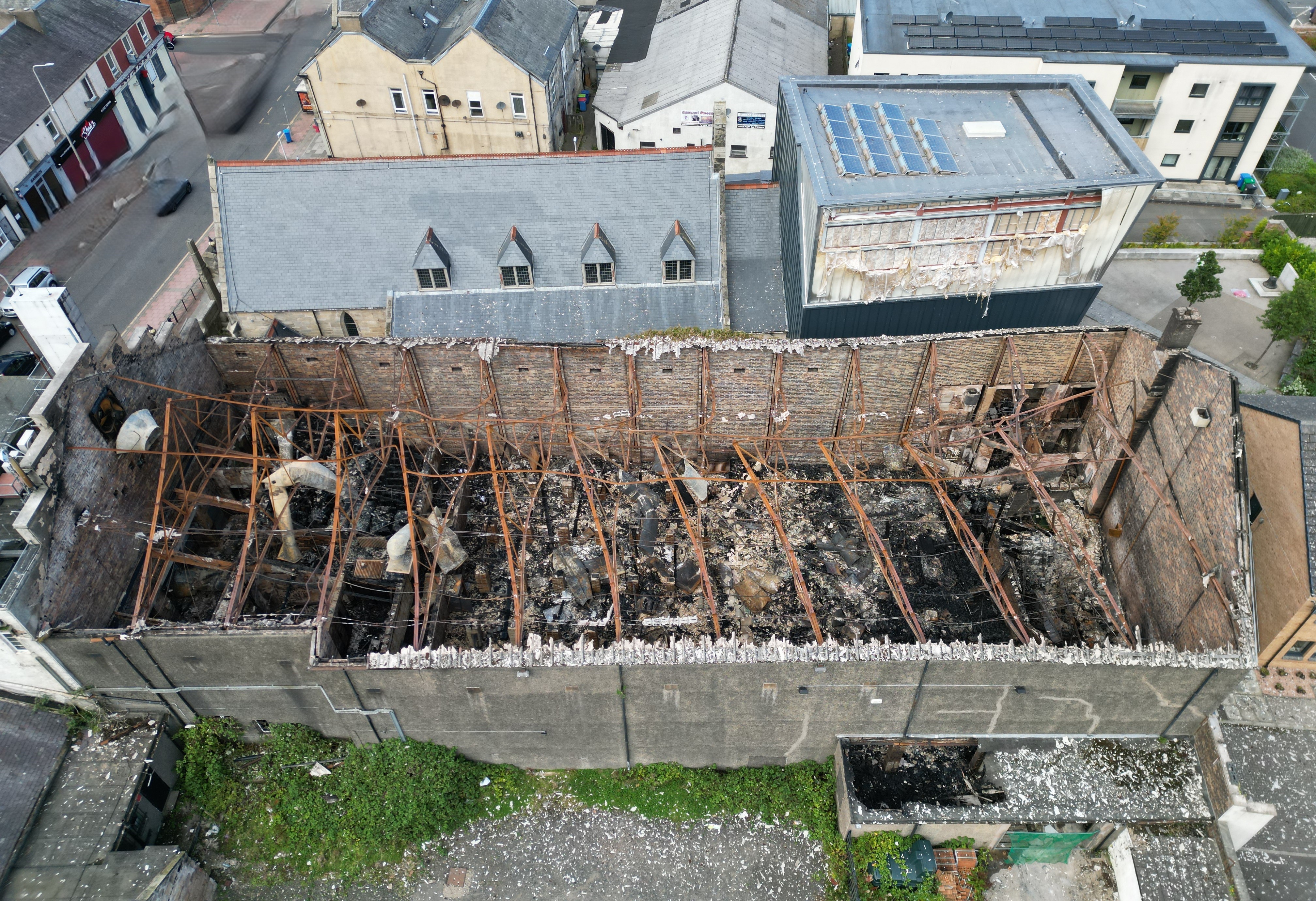 Fire damaged building in Lochgelly to be demolished