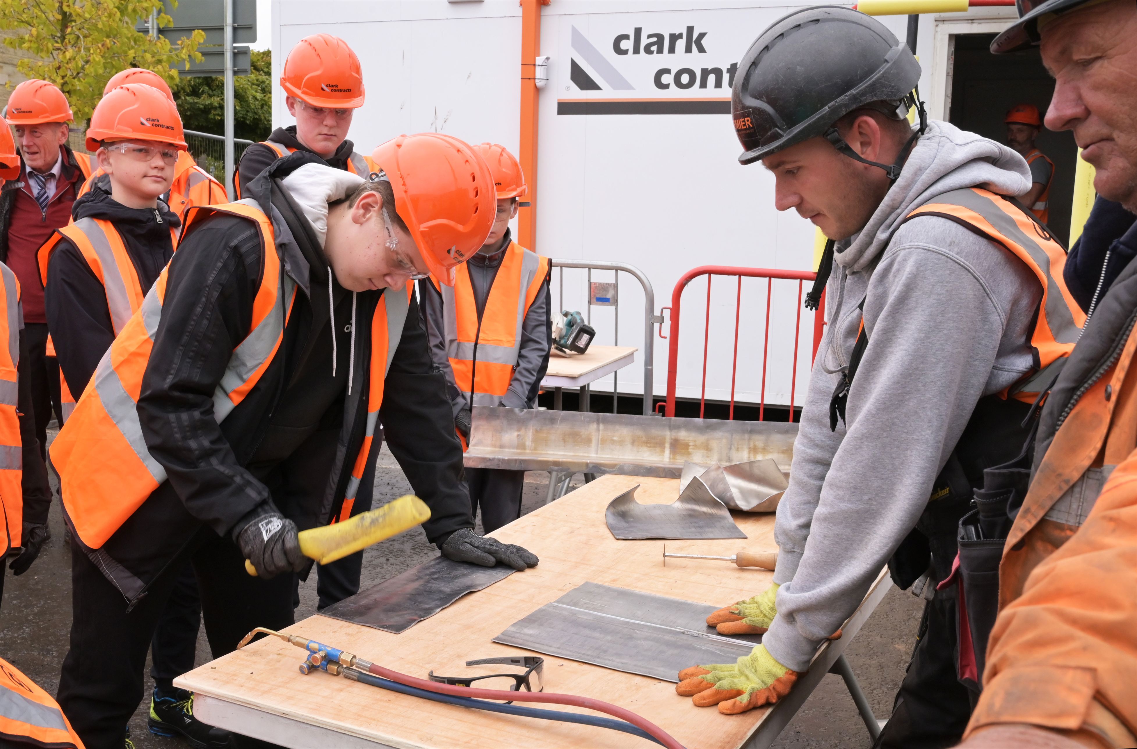 Clark Contracts delivers ‘Build Your Future’ event with Motherwell schools