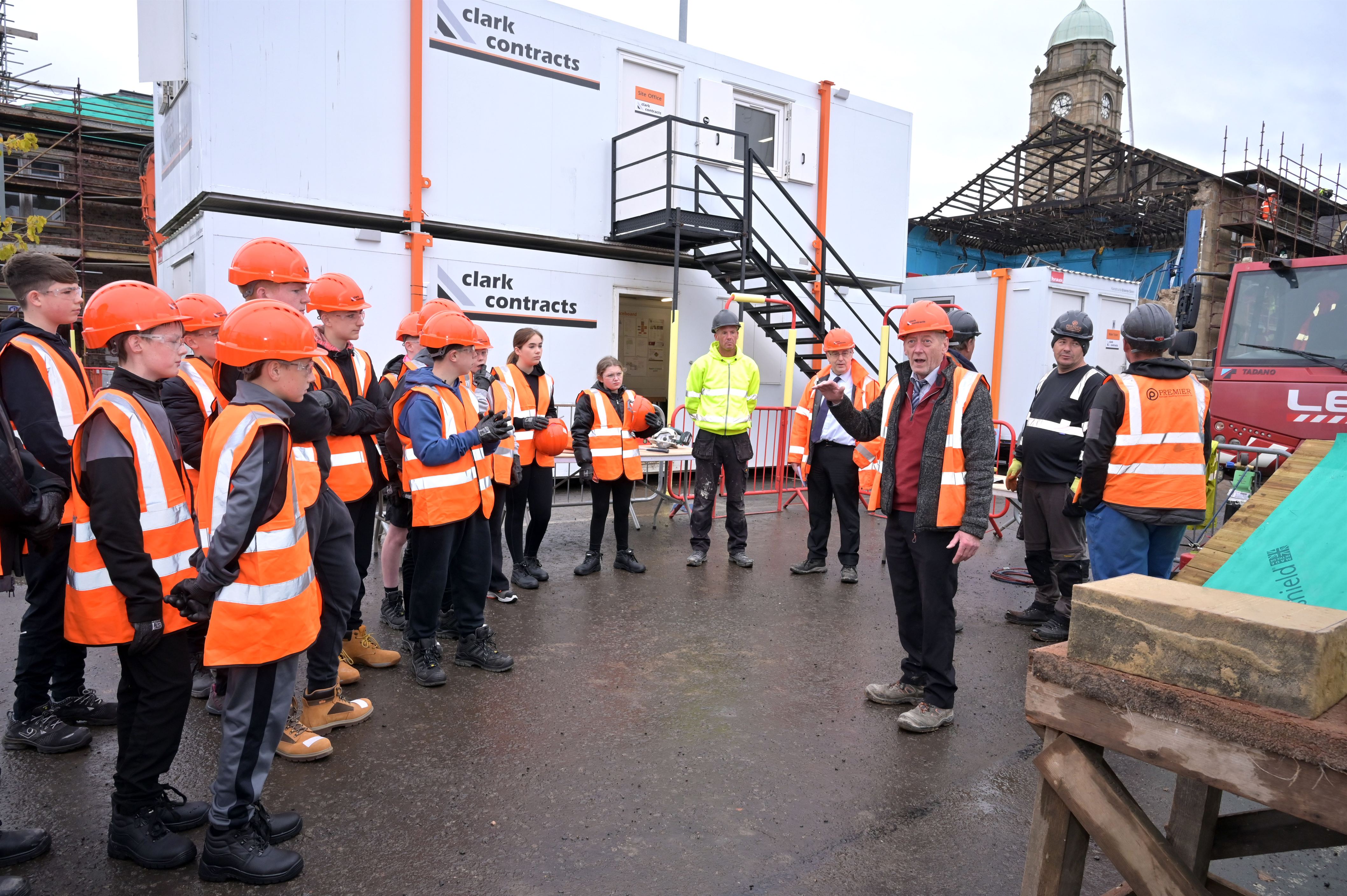 Clark Contracts delivers ‘Build Your Future’ event with Motherwell schools