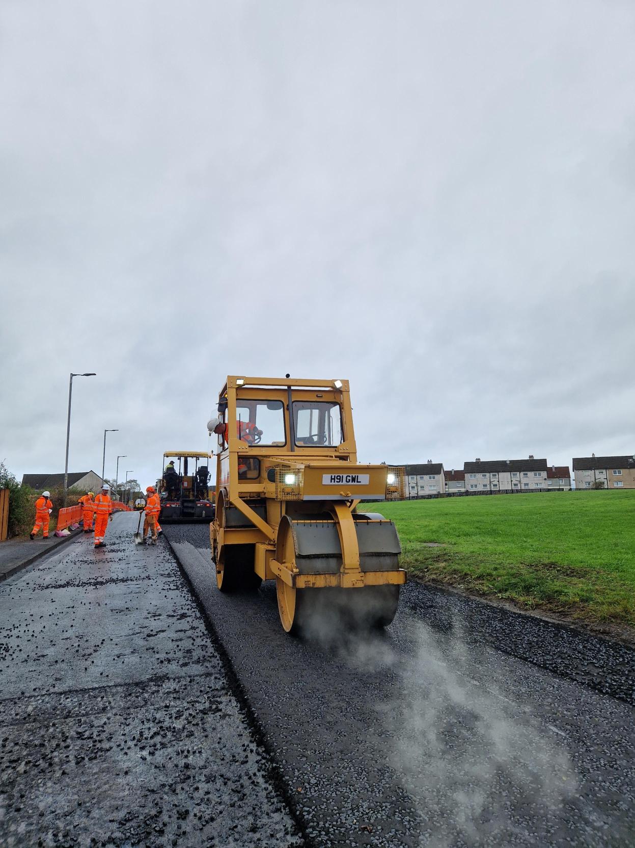 German startup brings recycled-plastic asphalt to Scotland