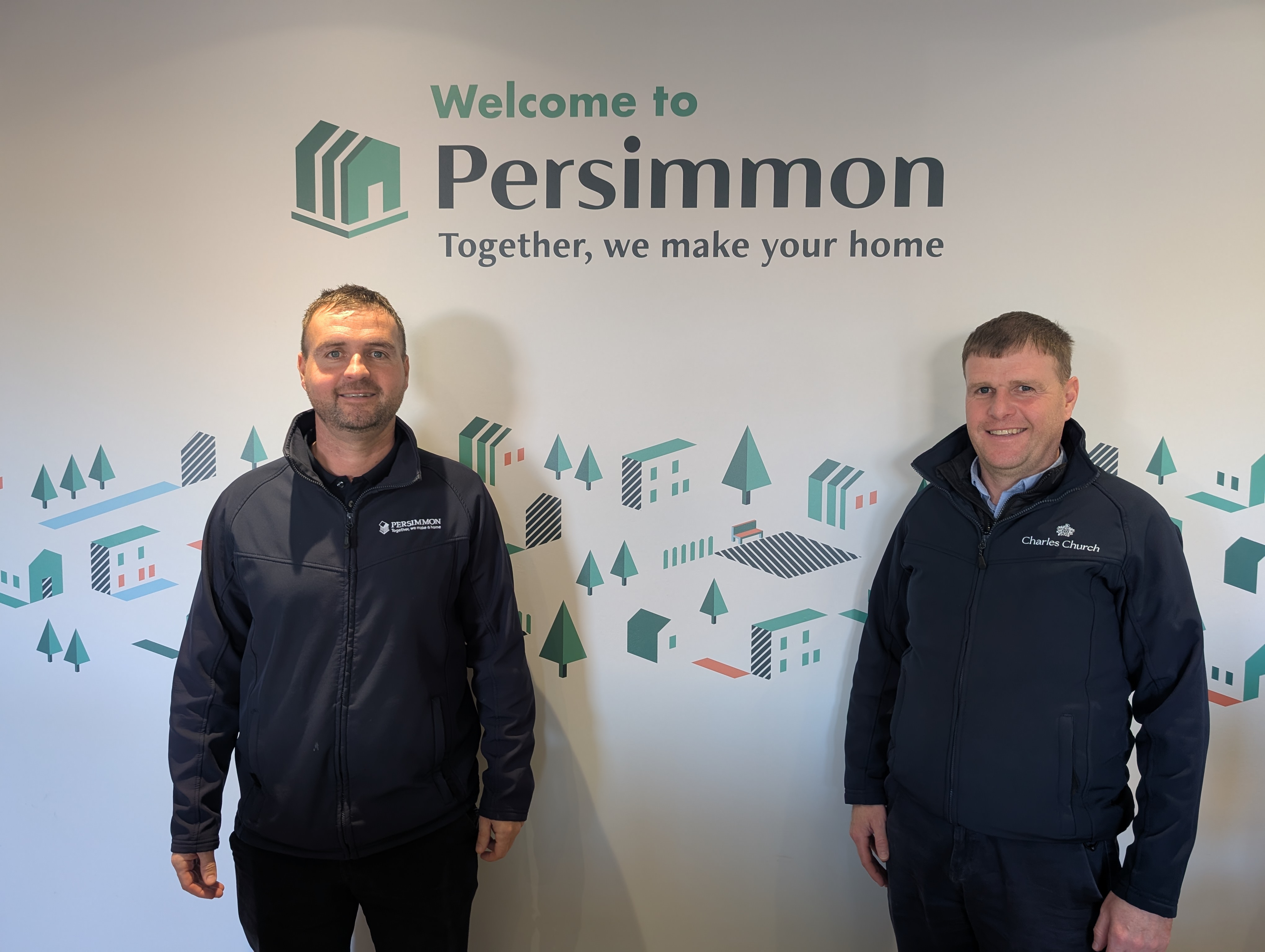 Brothers promoted to assistant site managers after 12 years with Persimmon