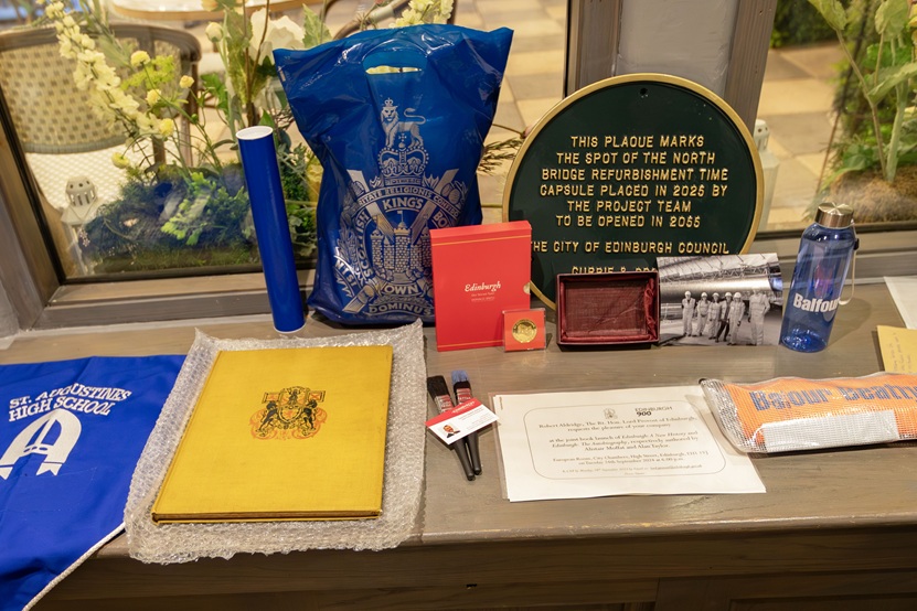 And finally... Time capsule interned at North Bridge