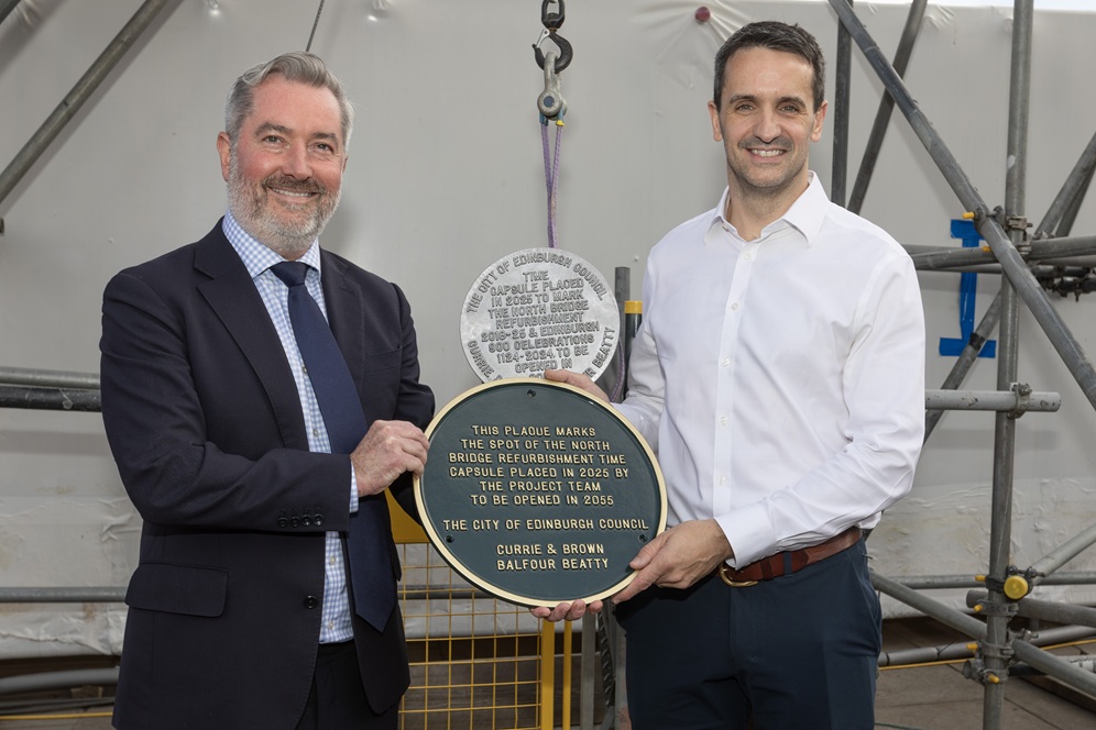 And finally... Time capsule interned at North Bridge