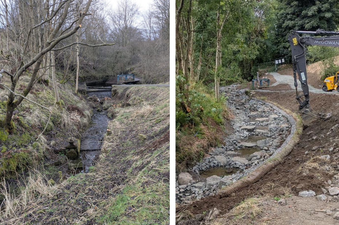 Major river restoration work returns Fife’s Back Burn to natural flow
