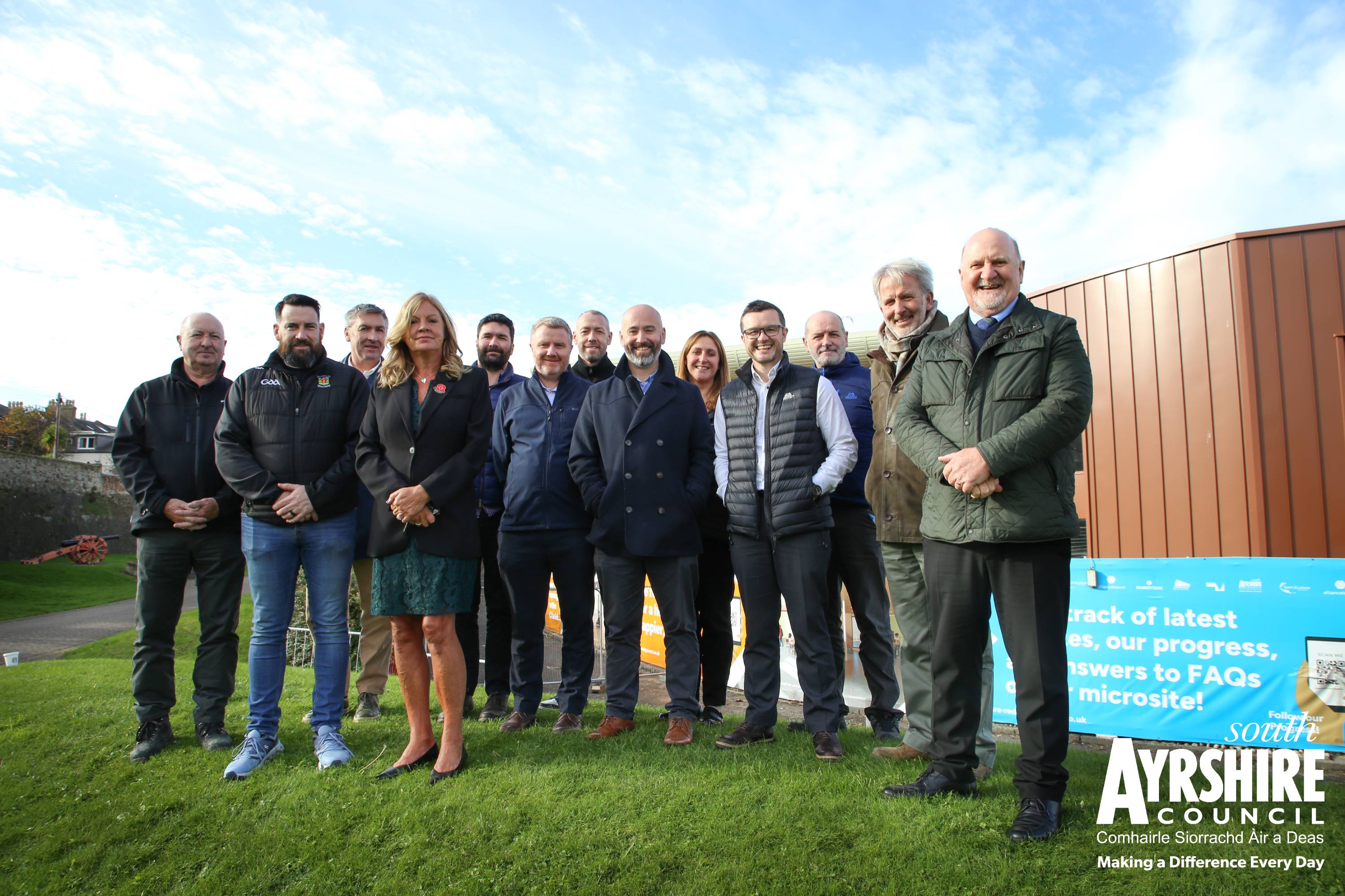 Exterior façade works completed at Citadel Leisure Centre