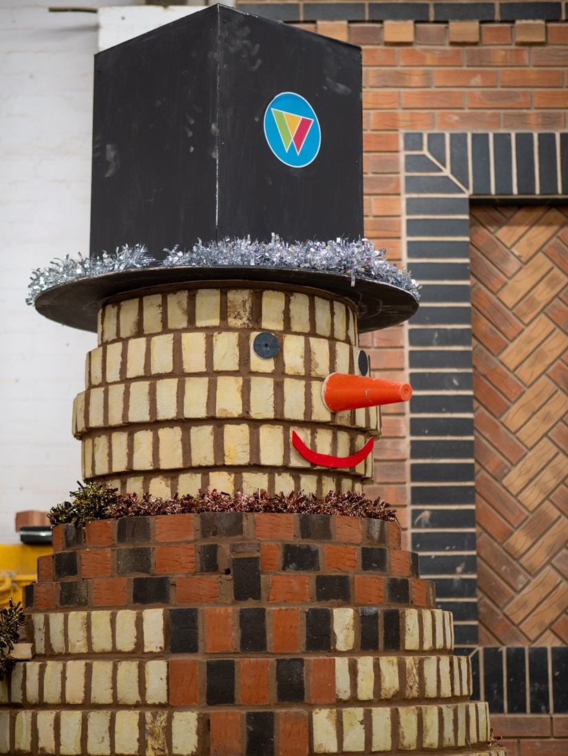 And finally... Santa's little bricklayers