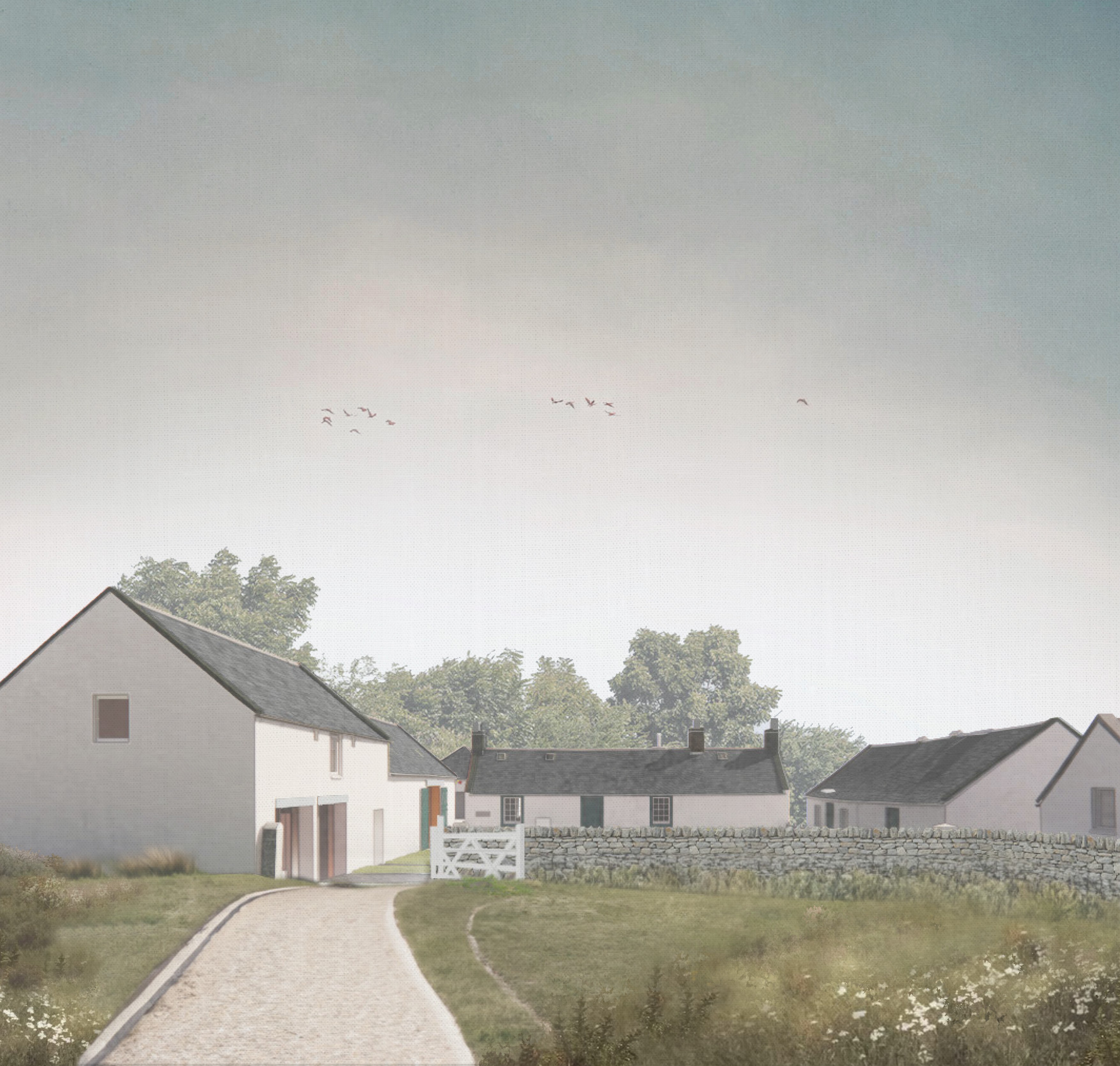 And finally... new images reveal 'quiet' restoration of barn built by Burns