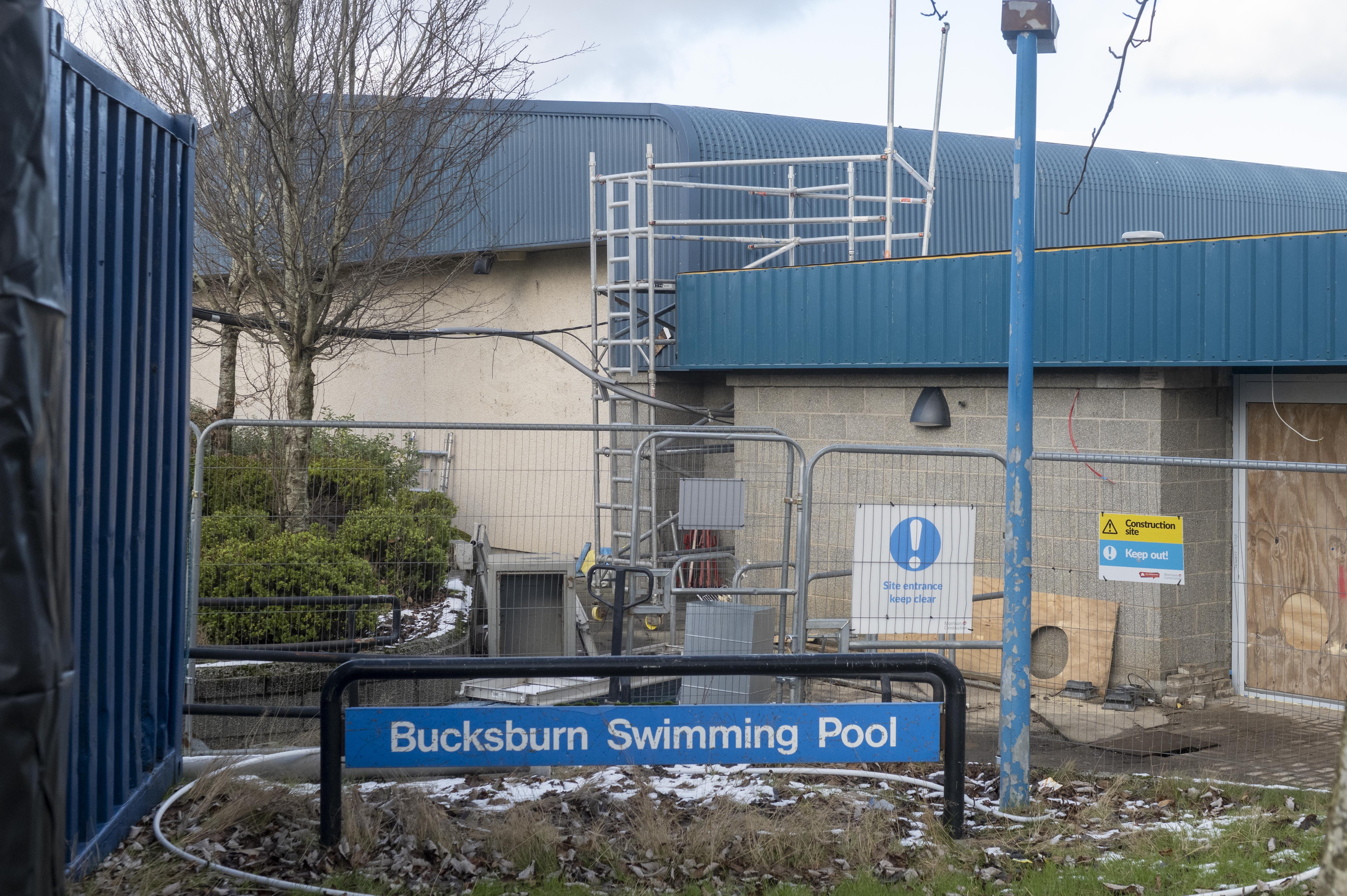 Bucksburn Pool refurbishment nears completion