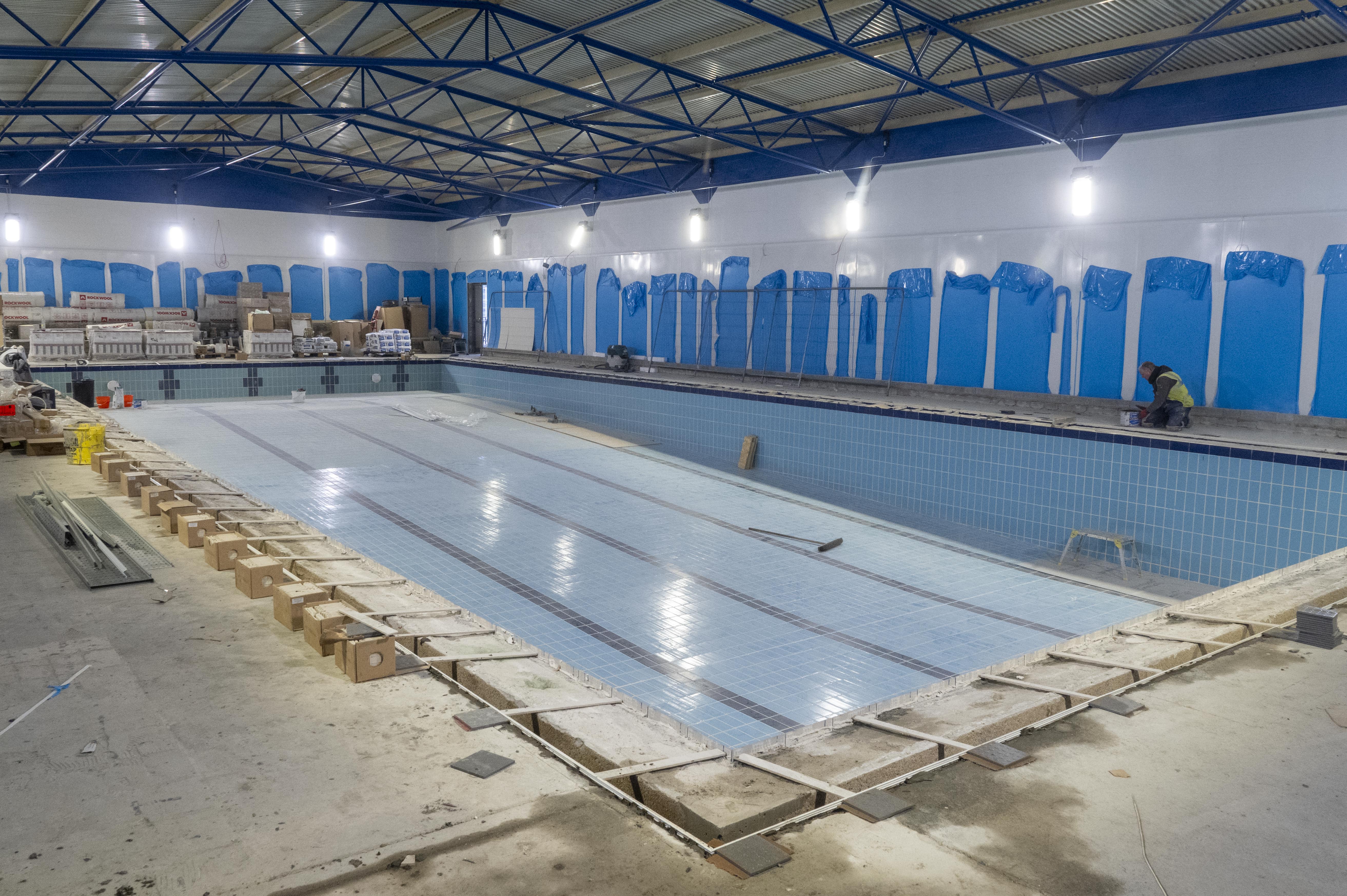 Bucksburn Pool refurbishment nears completion