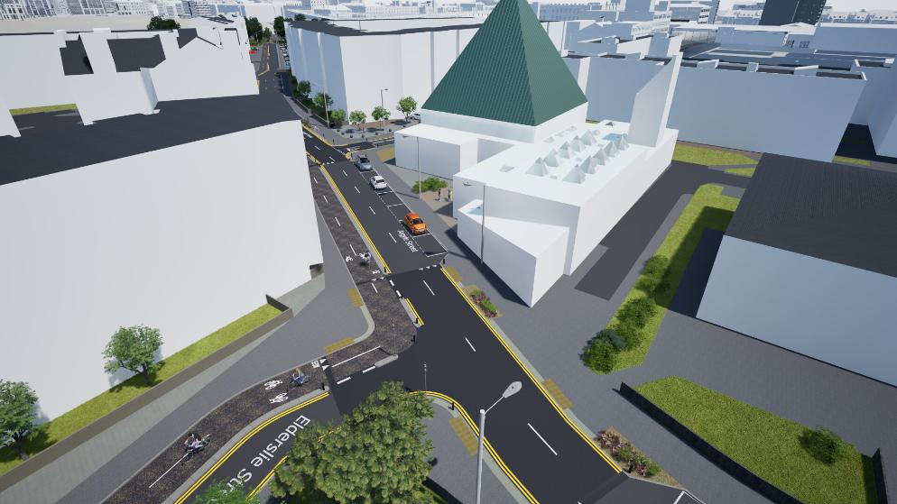 In Pictures: Designs to bring greener public space and better links to Anderston