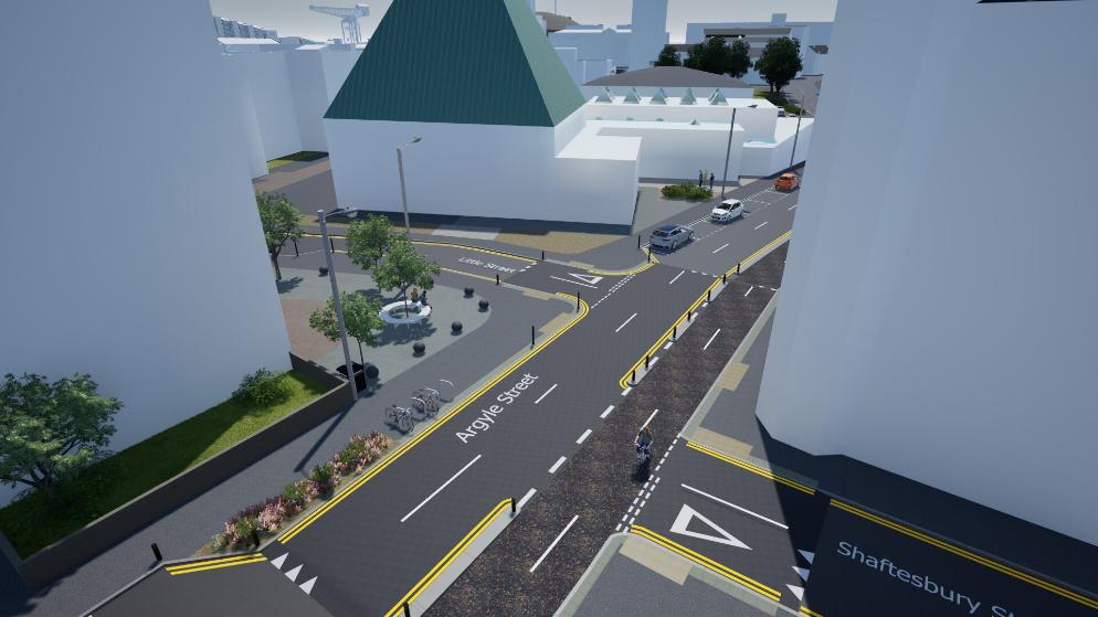 In Pictures: Designs to bring greener public space and better links to Anderston