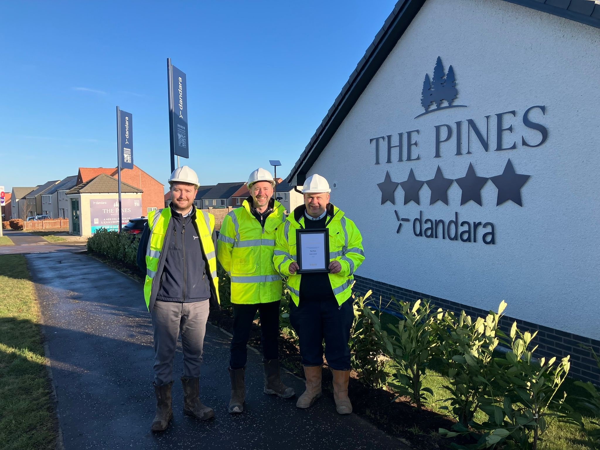 Dandara Wallyford site scores hat-trick of awards