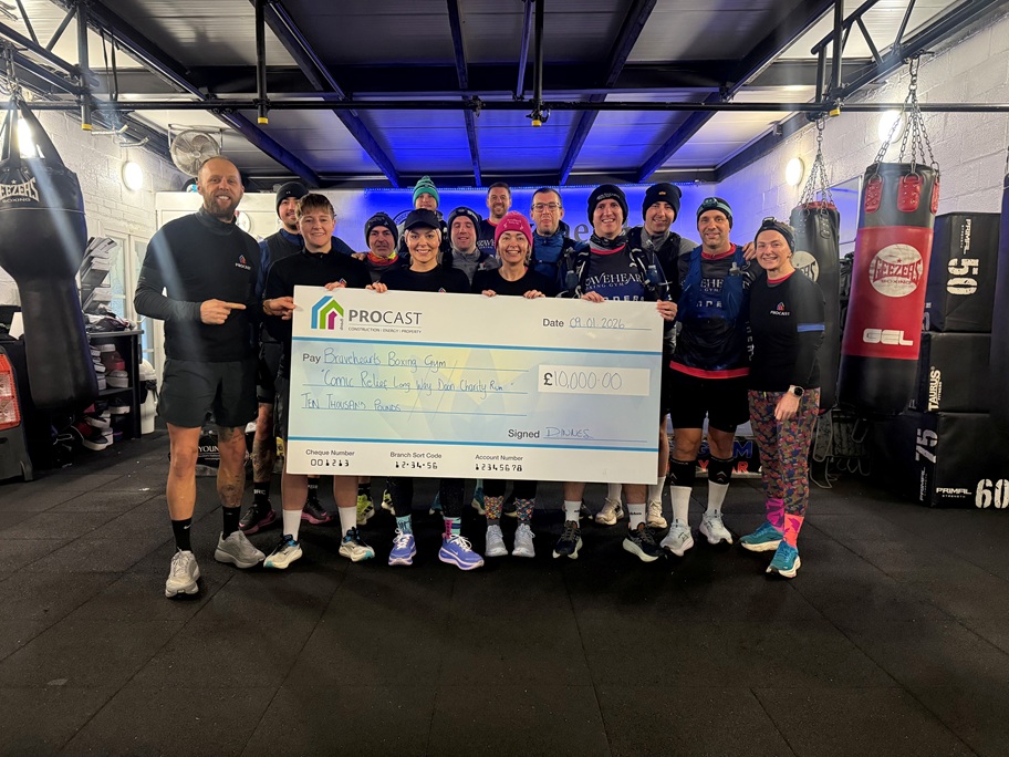 Procast pledges £10k to support Comic Relief endurance challenge