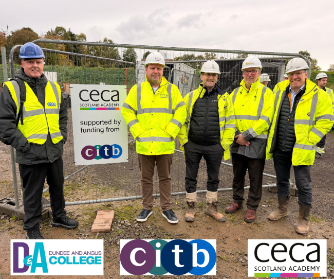 CECA Scotland Academy welcomes CITB at Dundee and Angus College