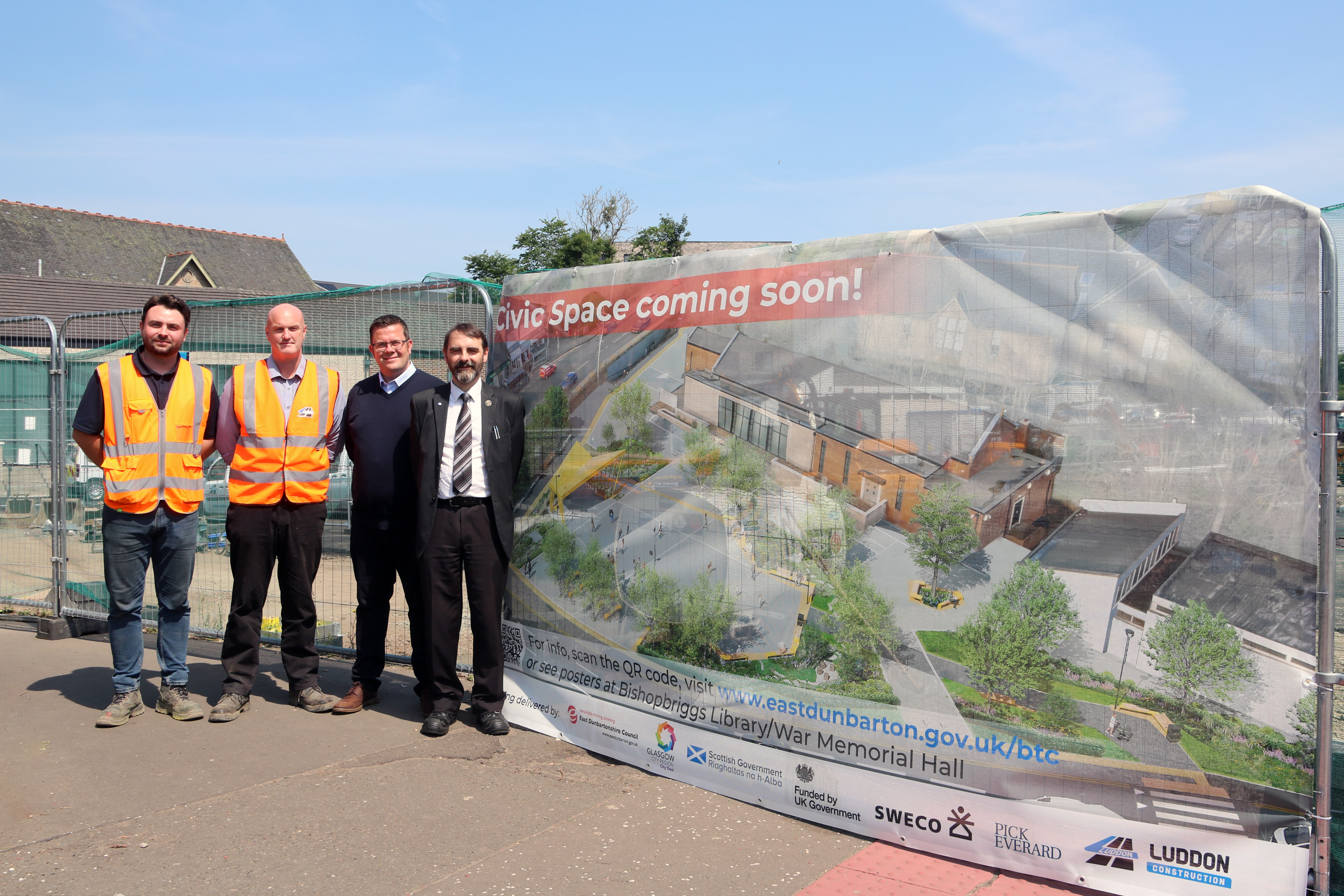 East Dunbartonshire Council's Civic Space at Bishopbriggs sees progress
