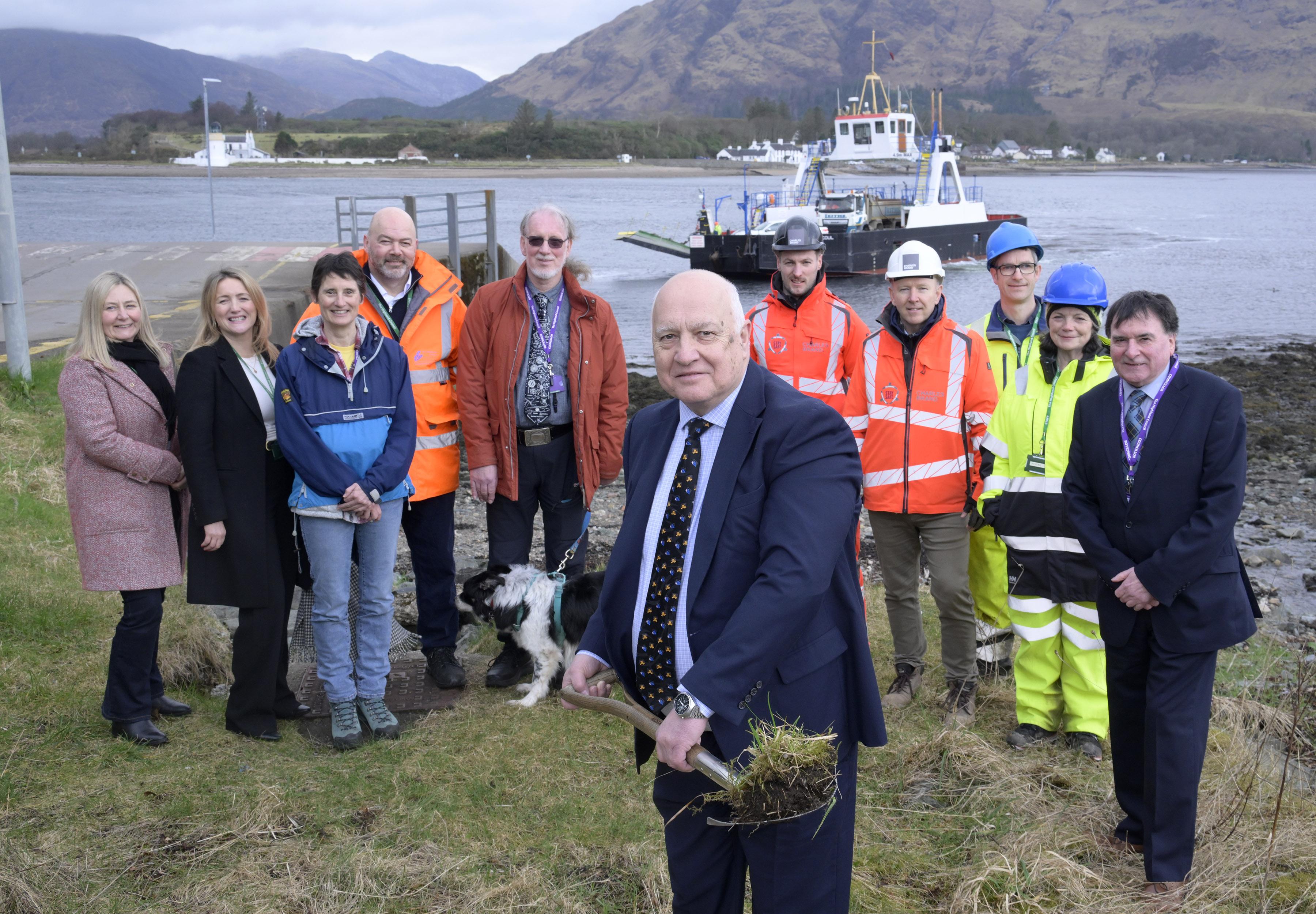 Work begins on Corran Ferry Infrastructure Improvement Scheme