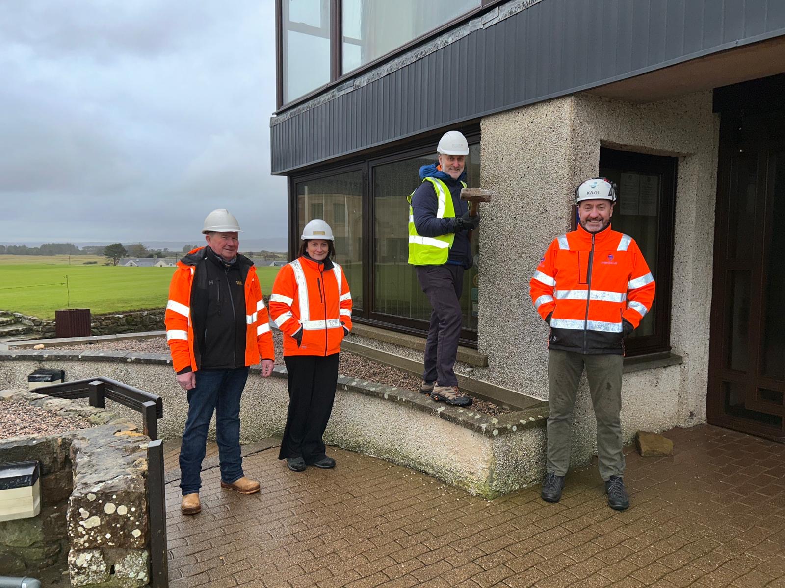 Royal Dornoch bids fond farewell to historic clubhouse