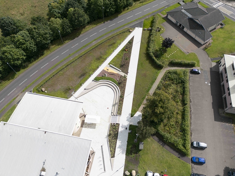 In Pictures: Erskine showcases new civic plaza and events space