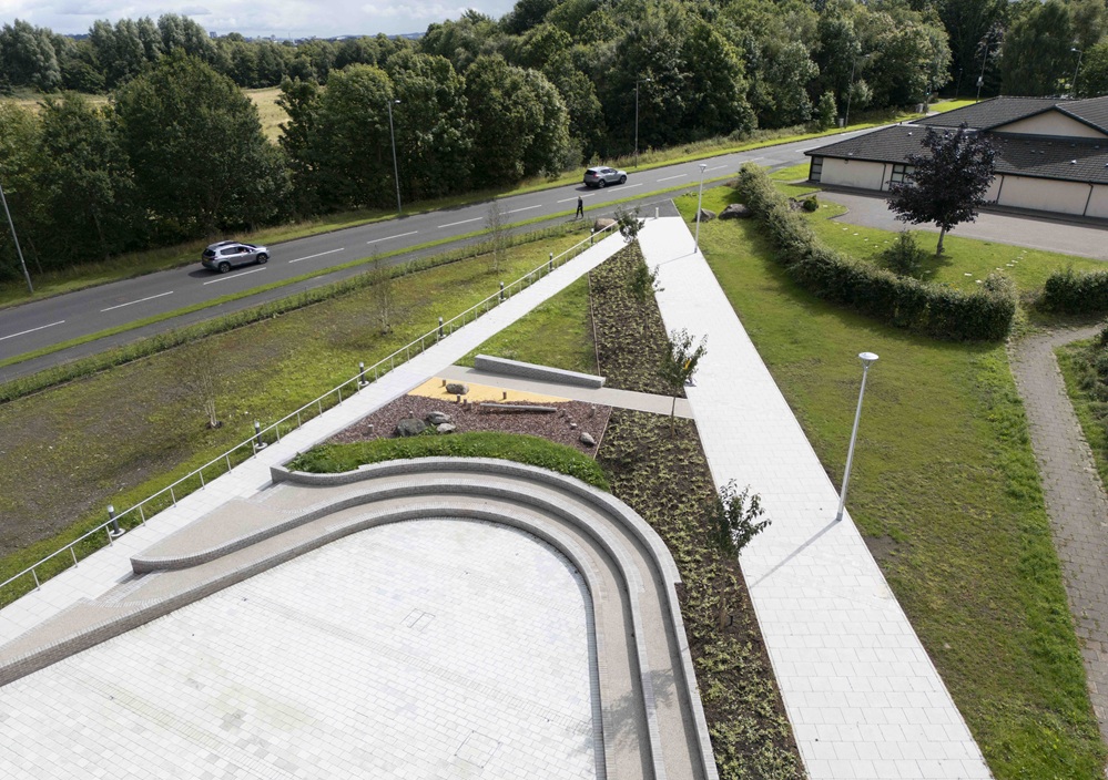 In Pictures: Erskine showcases new civic plaza and events space