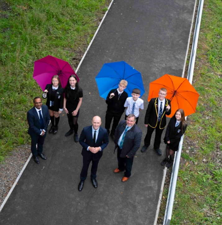 Pathway improvement project delivers safer route in Erskine
