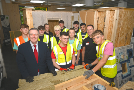 Young people in North Lanarkshire get practical built environment experience