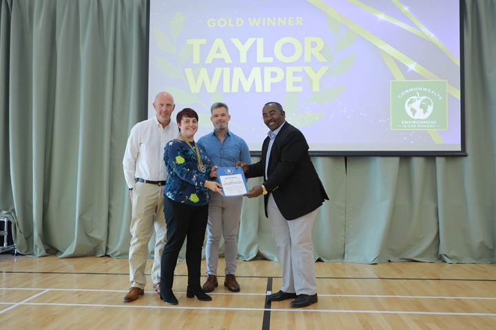 Taylor Wimpey wins Gold at 2026 Commonwealth Environment & CSR Awards