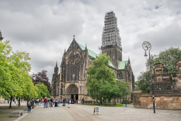 Conservation work gets underway for Glasgow Cathedral spire