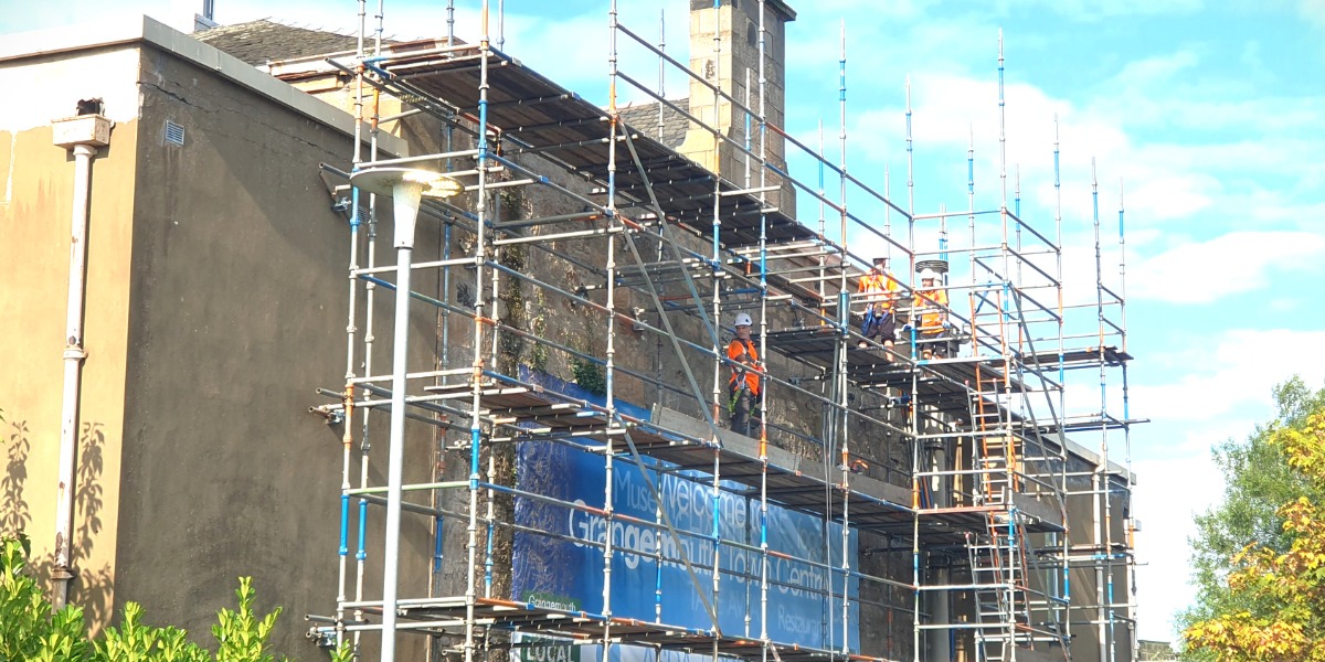 Work begins to preserve Grangemouth Town Hall