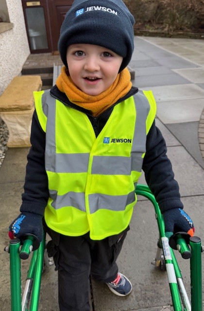 Jewson Orkney celebrates inspirational young fundraiser on £70k mission