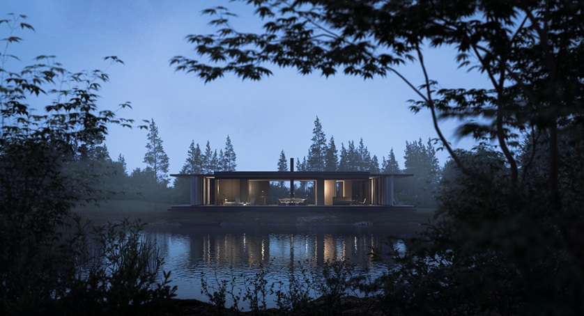 Architects' Showcase: Hyde + Hyde’s origami-inspired home to overlook Beith reservoir