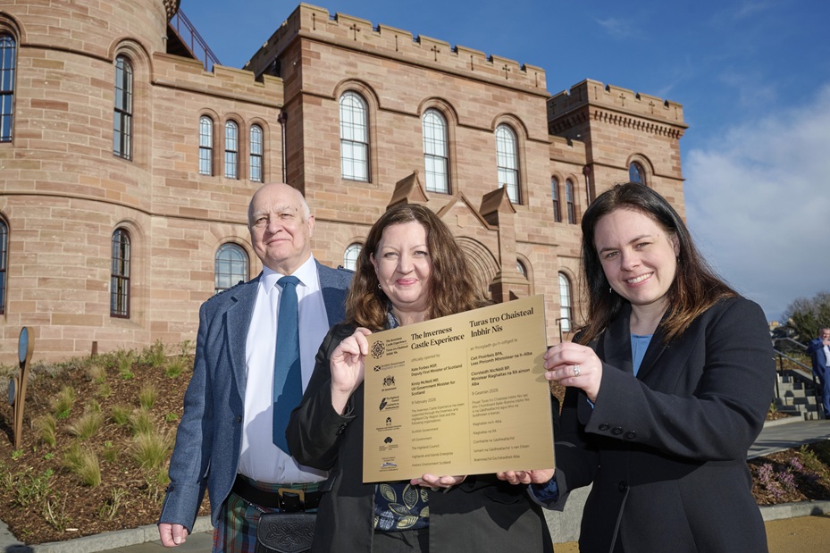 Ministers open Inverness Castle Experience after multi-million transformation