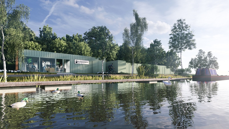 Iron & Pine to deliver modular office at Falkirk Wheel