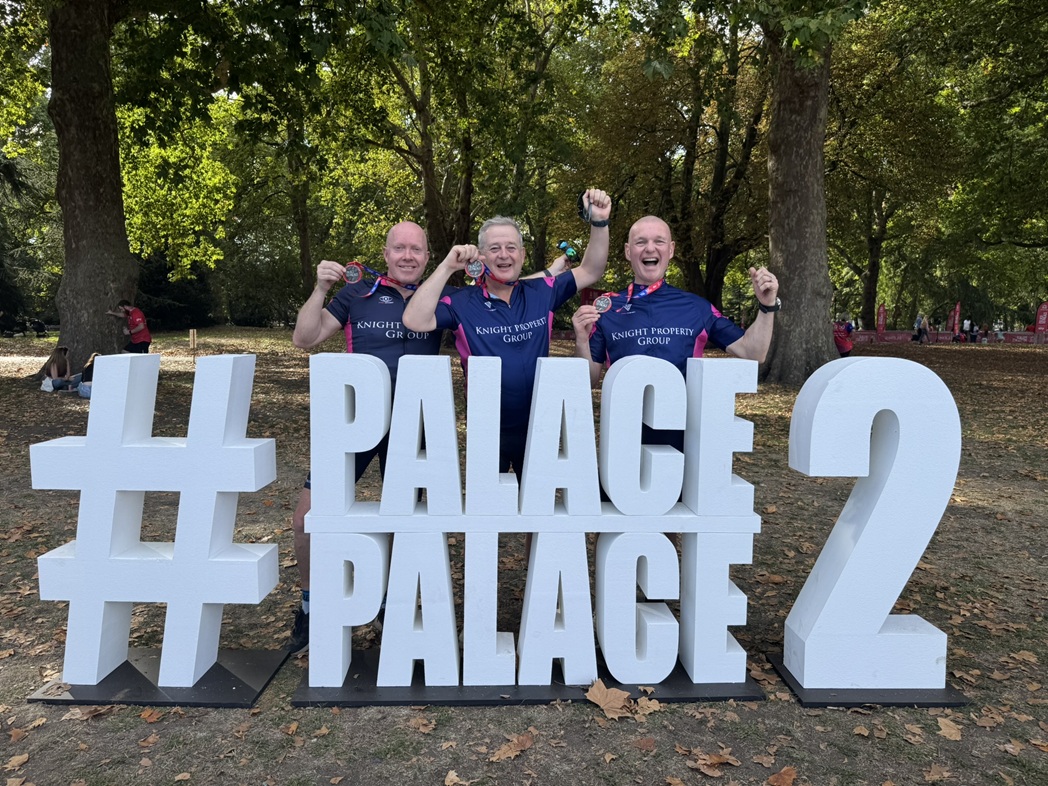 Knight Property Group directors complete Palace to Palace cycle challenge